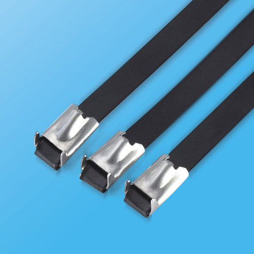  Stainless Steel PVC Coated Cable Ties-Ball Lock Type